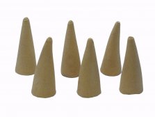 Incense Cone Large Vanilla. Bag of 35pcs Incense Cone Large Vanilla. Bag of 35pcs